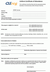 CLE Application
